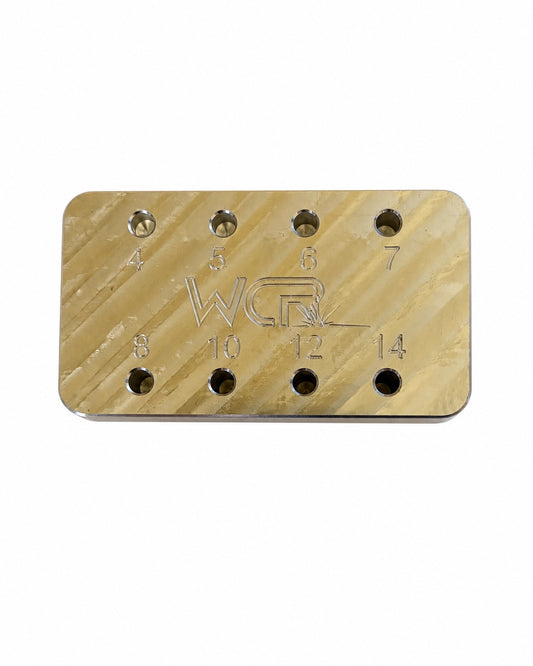 TIG Welding Tungsten Stick out Gauge Block